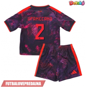 Lacne Dětský Futbalové dres Bayern Munich Dayot Upamecano #2 2026-27 Krátky Rukáv - Tretina (+ trenírky)